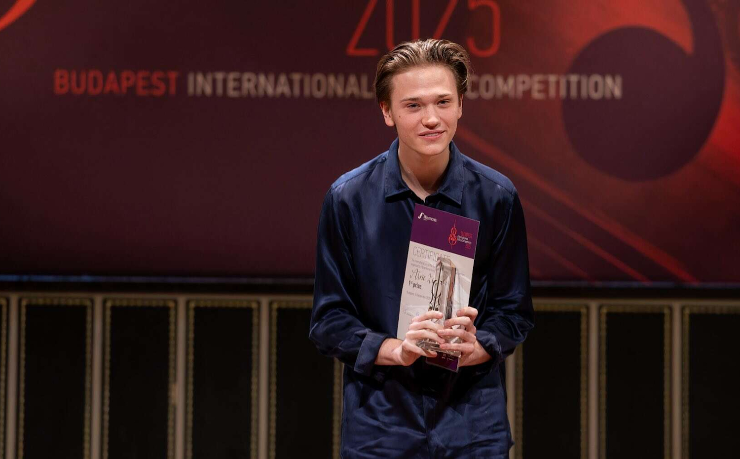 Budapest International Cello Competition 1st Prize 2025 Arne Zeller